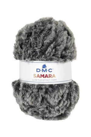Pelliccia SAMARA - DMC - Colore: 402 - GRIGIO SFUMATO - by LacariaRicami.Store