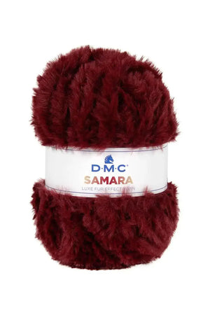 Pelliccia SAMARA - DMC - Colore: 405 - BORDEAUX - by LacariaRicami.Store