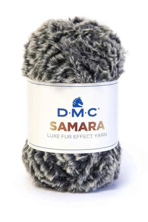Pelliccia SAMARA - DMC - Colore: 406 - GRIGIO SFUMATO - by LacariaRicami.Store