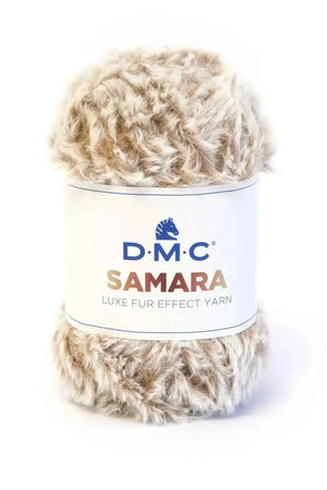 Pelliccia SAMARA - DMC - Colore: 407 - CAMMELLO SFUMATO - by LacariaRicami.Store