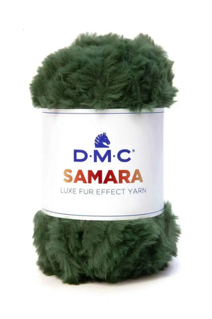 Pelliccia SAMARA - DMC - Colore: 412 - VERDE - by LacariaRicami.Store