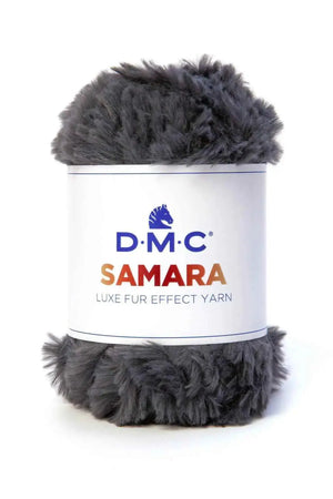 Pelliccia SAMARA - DMC - Colore: 413 - GRIGIO SCURO - by LacariaRicami.Store