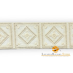 Pizzo Ricamo SANGALLO Tramezzo | Magnifico - - LacariaRicami.Store