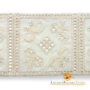 Pizzo Ricamo SANGALLO Tramezzo | Magnifico - - LacariaRicami.Store