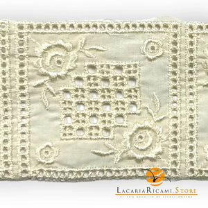 Pizzo Ricamo SANGALLO Tramezzo | Magnifico - - LacariaRicami.Store