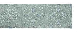 Pizzo Ricamo SANGALLO Tramezzo - Colore: 44214 - ECRÚ - by LacariaRicami.Store