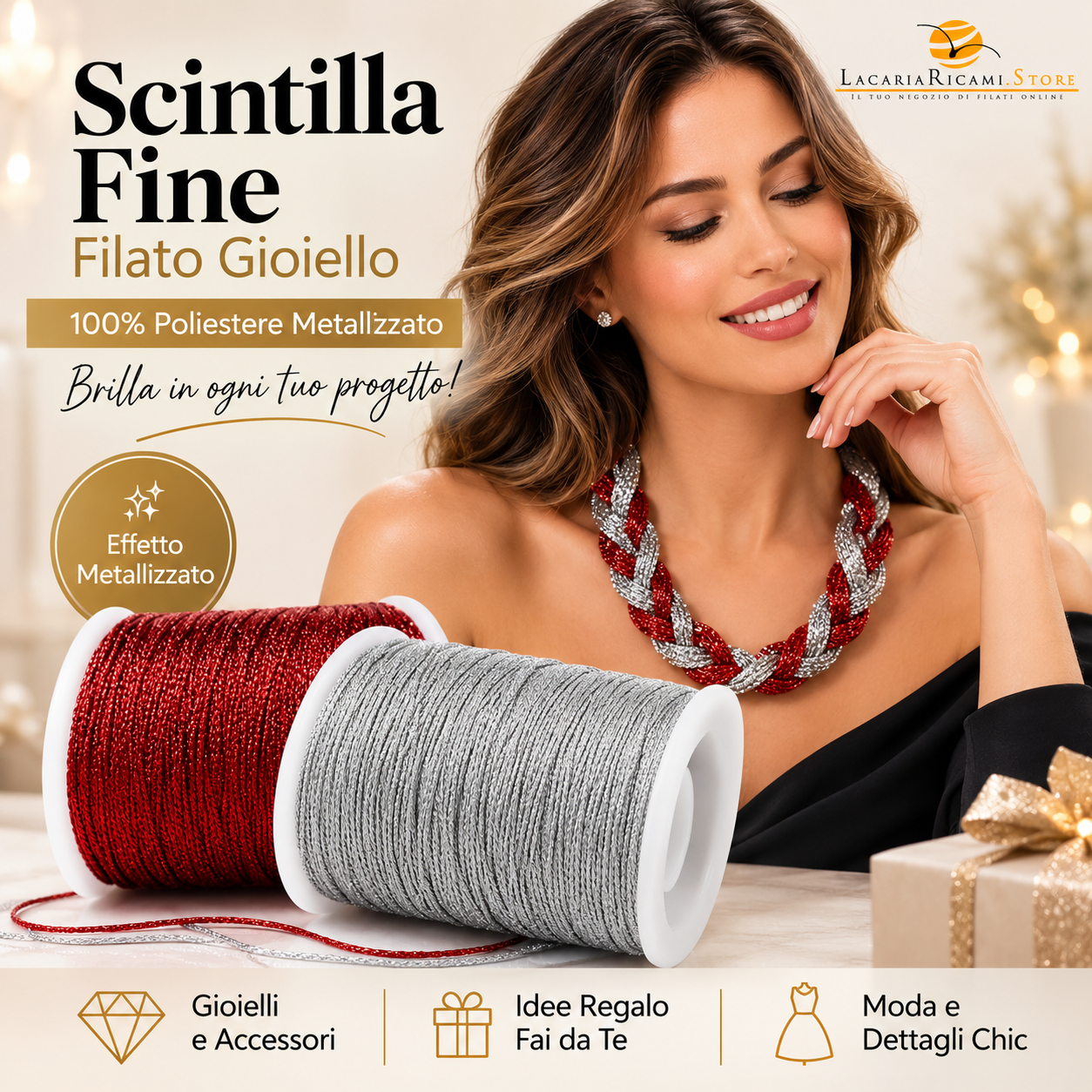 Filato Gioiello Scintilla Fine
