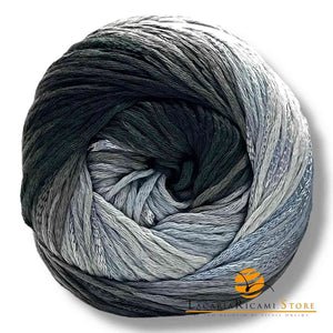Cotone SENTIMENTO COLOR - Miss Tricot Filati - Colore: 06 - GRIGIO MIX - by LacariaRicami.Store