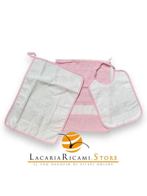 SET ASILO con Tela Aida Ricamabile 3 Pezzi - - LacariaRicami.Store