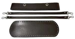Set GIROBORSA Secchiello - Colore: MARRONE - by LacariaRicami.Store