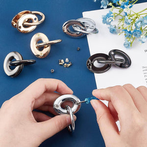 SET Occhiello a Vite Ovale con Gancio - MAS Srl - - LacariaRicami.Store