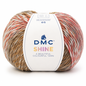 Lana SHINE - DMC - Colore: 139 - MARRONE - by LacariaRicami.Store
