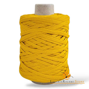 Fettuccia SHOPPER 100% Nylon - Silke - Colore: 8 - OTTONE - by LacariaRicami.Store