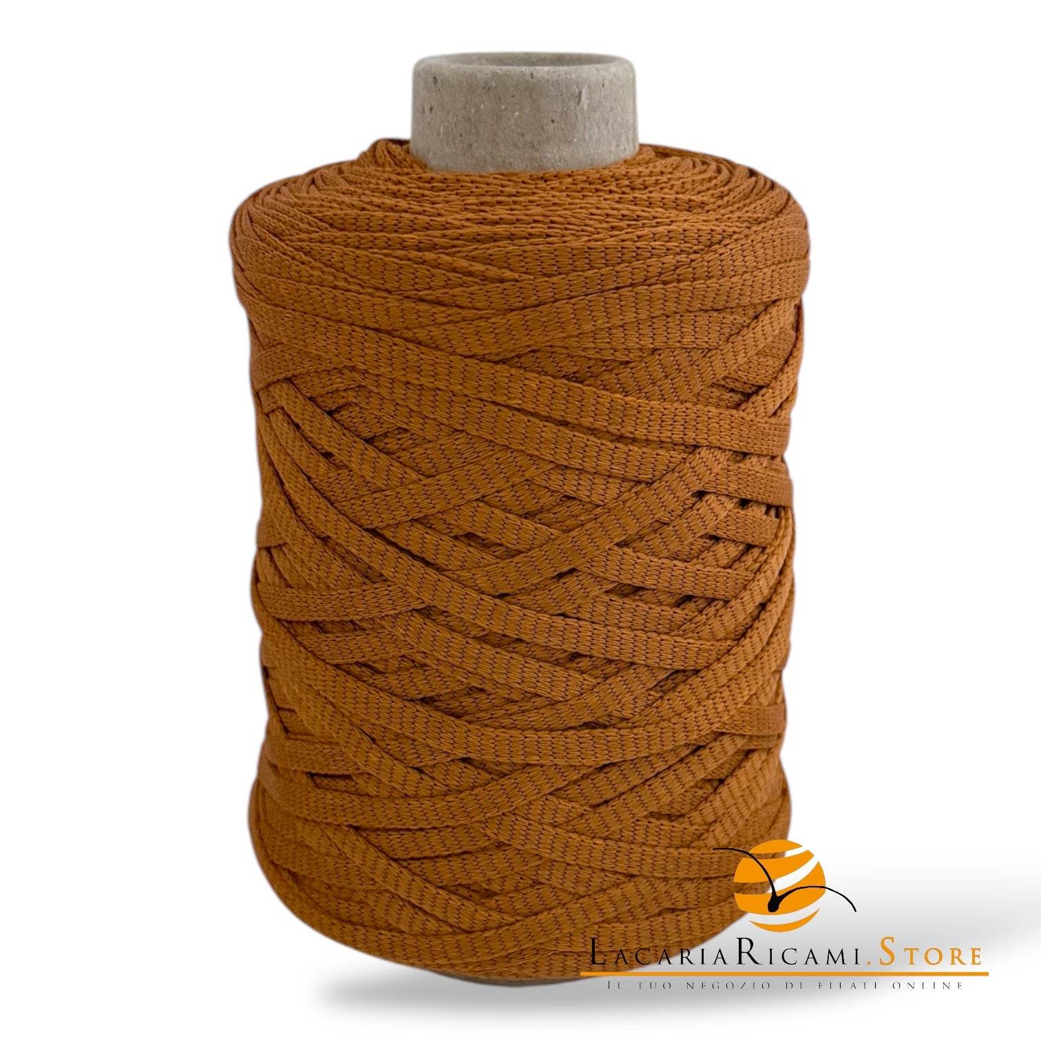 Fettuccia SHOPPER 100% Nylon - Silke - 9 - RAME - LacariaRicami.Store