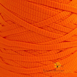 Fettuccia SHOPPER 100% Nylon - Silke - ARANCIO FLUO - LacariaRicami.Store