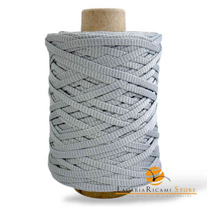 Fettuccia SHOPPER 100% Nylon - Silke 6 - ARGENTO - LacariaRicami.Store