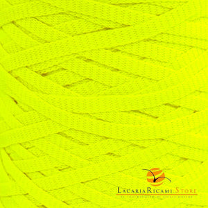 Fettuccia SHOPPER 100% Nylon - Silke - GIALLO FLUO - LacariaRicami.Store