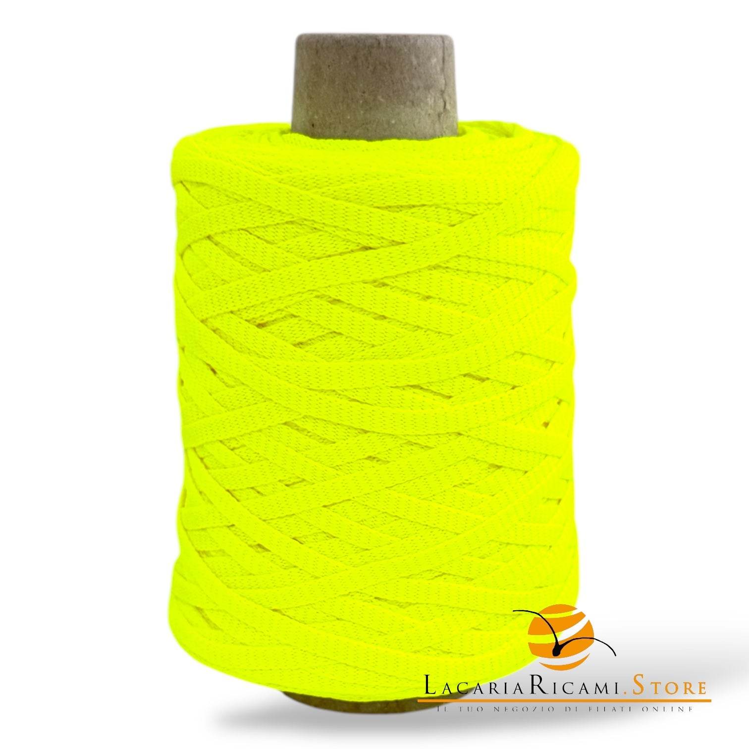 Fettuccia SHOPPER 100% Nylon - Silke - GIALLO FLUO - LacariaRicami.Store