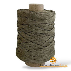 Fettuccia SHOPPER 100% Nylon - Silke 3 - KAKI - LacariaRicami.Store