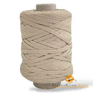 Fettuccia SHOPPER 100% Nylon - Silke 2 - SABBIA - LacariaRicami.Store