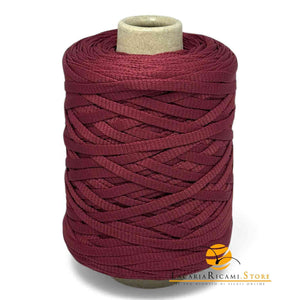 Fettuccia SHOPPER 100% Nylon - Silke - Colore: 19 - GRANATA - by LacariaRicami.Store