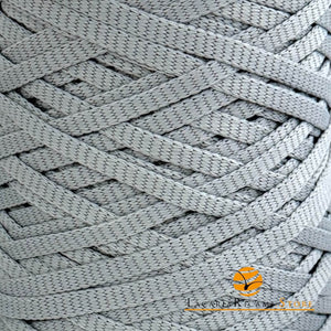 Fettuccia SHOPPER 100% Nylon - Silke - ARGENTO - LacariaRicami.Store