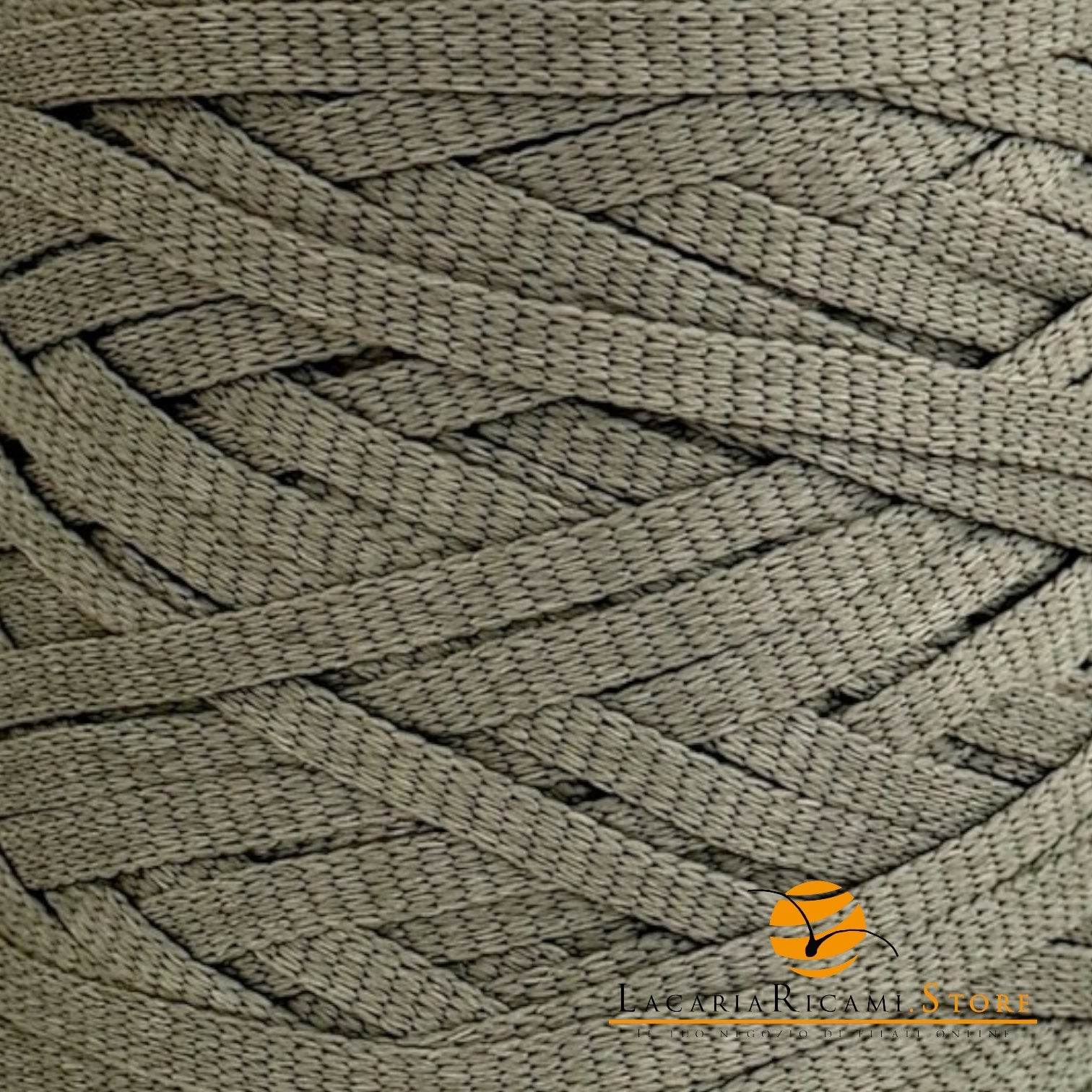 Fettuccia SHOPPER 100% Nylon - Silke - KAKI - LacariaRicami.Store