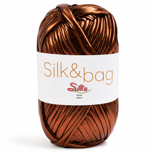 Fettuccia SILK&BAG - Silke - Colore: 0031M - RAME - by LacariaRicami.Store
