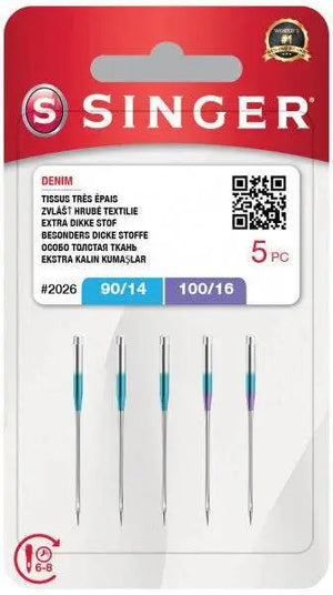 AGHI Singer per Macchina da Cucire 90 14-100 16 - LacariaRicami.Store