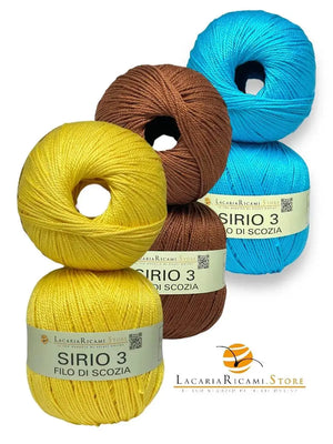 Cotone Filo Di Scozia SIRIO 3 - LacariaRicami.Store - - LacariaRicami.Store