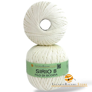 Cotone Filo Di Scozia SIRIO 8 - LacariaRicami.Store - - LacariaRicami.Store