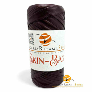 Fettuccia Skin-Bag (Eco Pelle) - LacariaRicami.Store - Colore: BORGOGNA - by LacariaRicami.Store