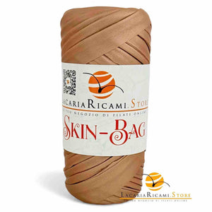 Fettuccia Skin-Bag (Eco Pelle) - LacariaRicami.Store - Colore: CAFFÉ - by LacariaRicami.Store