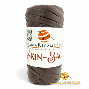 Fettuccia Skin-Bag (Eco Pelle) - LacariaRicami.Store - Colore: MARRONE TALPA - by LacariaRicami.Store