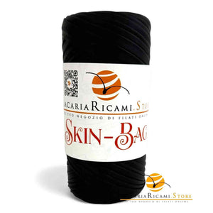 Fettuccia Skin-Bag (Eco Pelle) - LacariaRicami.Store - Colore: NERO - by LacariaRicami.Store