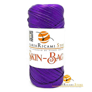 Fettuccia Skin-Bag (Eco Pelle) - LacariaRicami.Store - Colore: VIOLA - by LacariaRicami.Store
