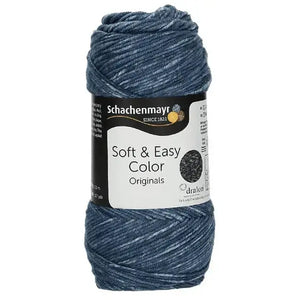 Lana SOFT&EASY COLOR - Schachenmayr - Colore: 00081 - Indigo Color - by LacariaRicami.Store
