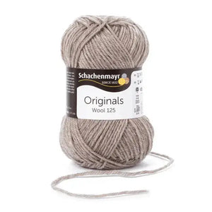 Lana WOOL 125 - Schachenmayr - Colore: 00104 - MARRONCINO PUNTINATO - by LacariaRicami.Store