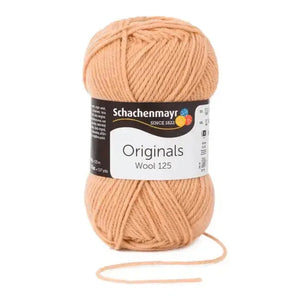 Lana WOOL 125 - Schachenmayr - Colore: 00105 - CAMMELLO - by LacariaRicami.Store