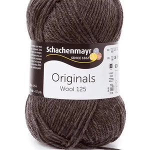 Lana WOOL 125 - Schachenmayr - Colore: 00111 - CASTORO PUNTINATO - by LacariaRicami.Store