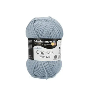 Lana WOOL 125 - Schachenmayr - Colore: 00153 - GRIGIO BLU - by LacariaRicami.Store