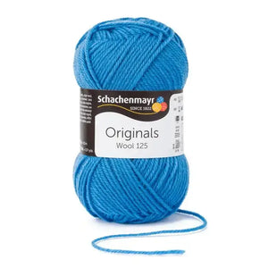 Lana WOOL 125 - Schachenmayr - Colore: 00156 - CIELO - by LacariaRicami.Store