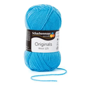 Lana WOOL 125 - Schachenmayr - Colore: 00165 - PISCINA - by LacariaRicami.Store