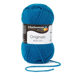 Lana WOOL 125 - Schachenmayr - Colore: 00169 - PETROLIO - by LacariaRicami.Store