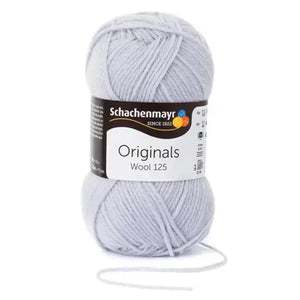 Lana WOOL 125 - Schachenmayr - Colore: 00194 - NEBBIA - by LacariaRicami.Store