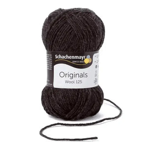 Lana WOOL 125 - Schachenmayr - Colore: 00197 - GRIGIO SCURO PUNTINATO - by LacariaRicami.Store