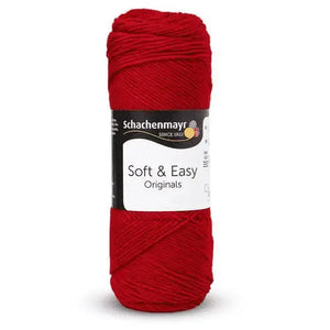 Lana SOFT & EASY - Schachenmayr - Colore: 00030 - Ciliegia - by LacariaRicami.Store