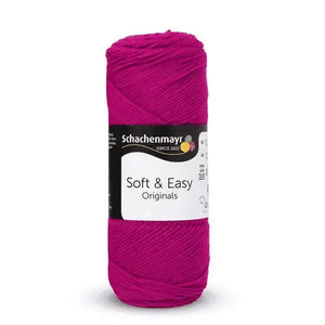 Lana SOFT & EASY - Schachenmayr - Colore: 00031 - Fucsia - by LacariaRicami.Store