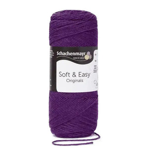 Lana SOFT & EASY - Schachenmayr - Colore: 00049 - Clemantide - by LacariaRicami.Store