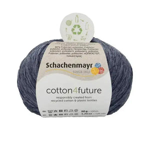 Cotone COTTON4FUTURE - Schachenmayr - Colore: 00052 - Denim - by LacariaRicami.Store